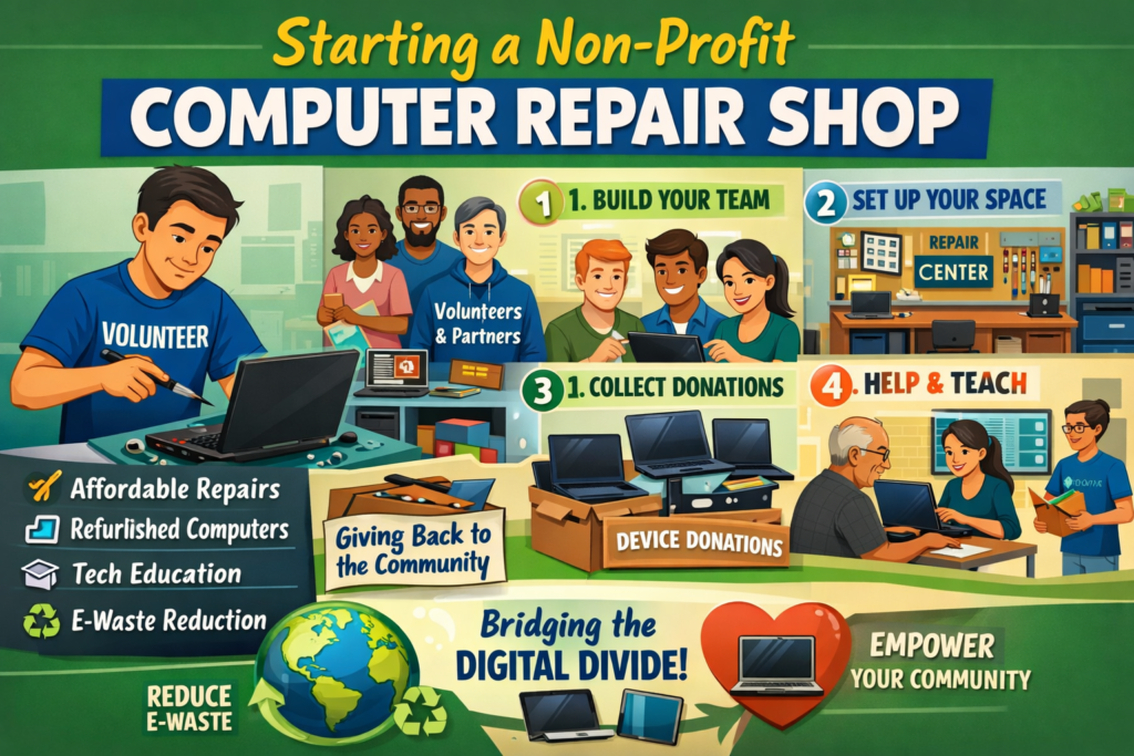 Starting a Non-Profit Computer Repair Shop - DavidKeys.com