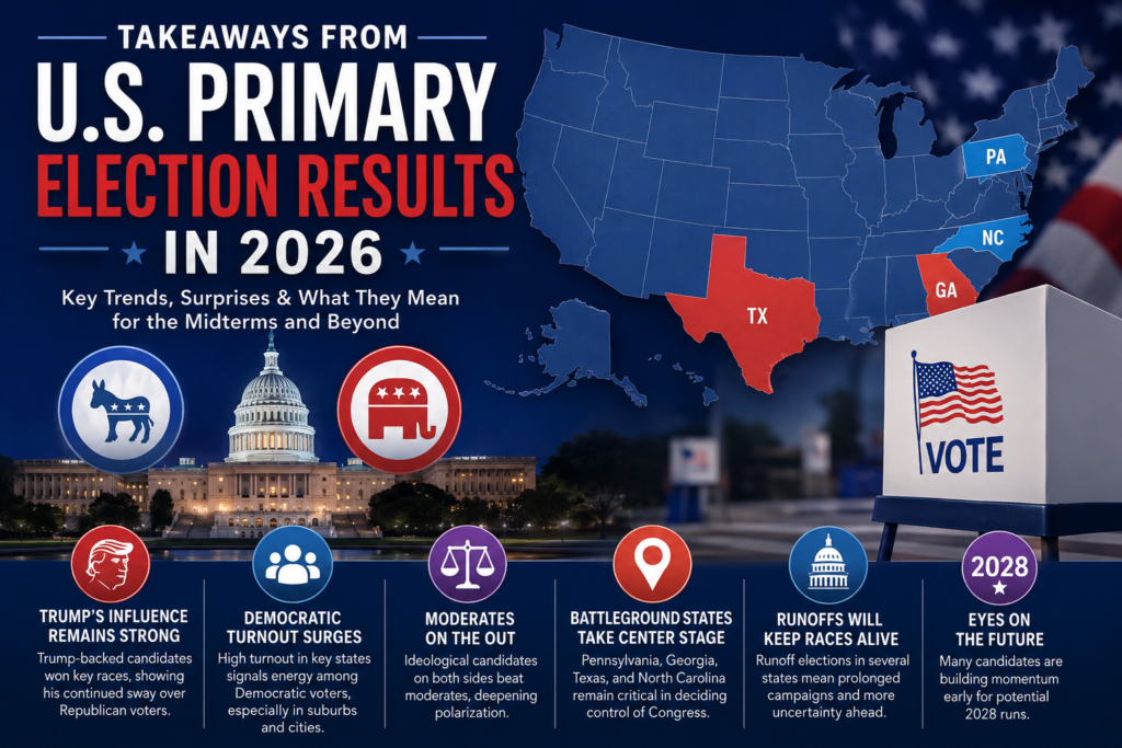 Takeaways From U.S. Primary Election Results in 2026 - DavidKeys.com